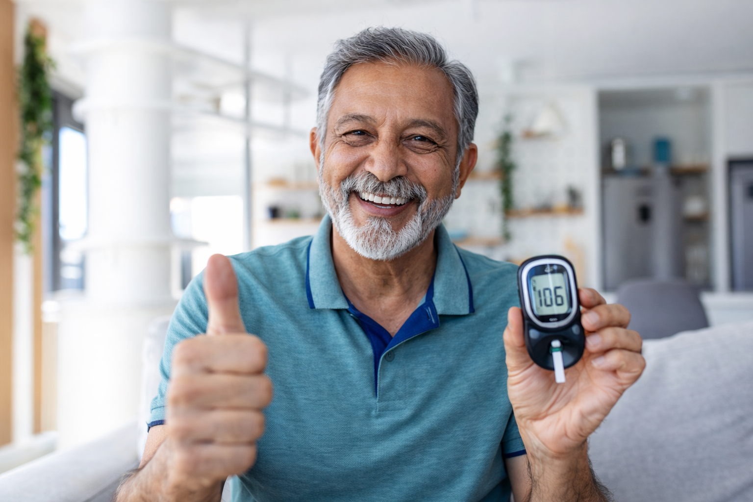 Diabetes consultation and blood glucose check